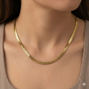 Golden Snake Chain Necklace